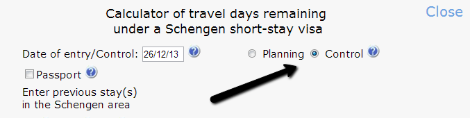 калькулятор для подсчета дней пребывания в Шенгене