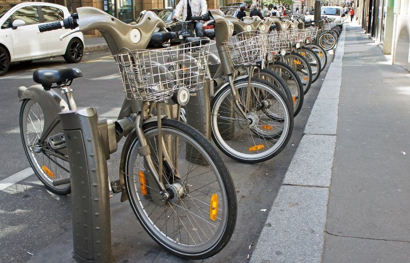 Велосипед на прокат в Париже