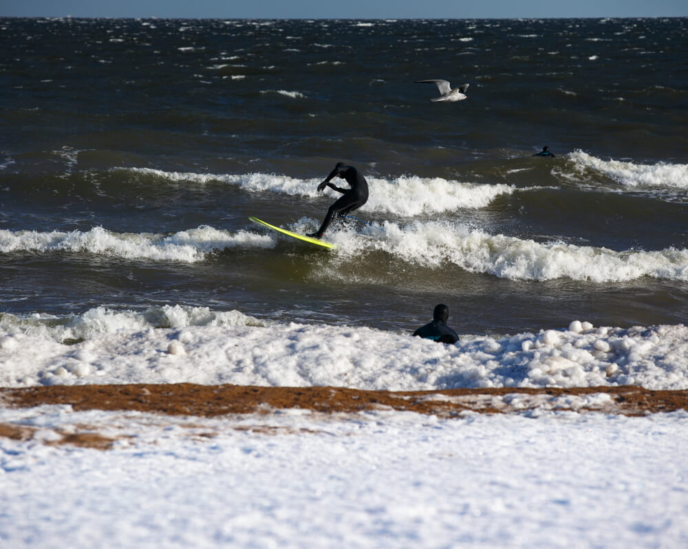 Серфинг в Финском заливе